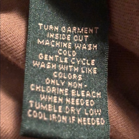 L-RL ative velour Olive zippier sweater - Picture 5 of 5